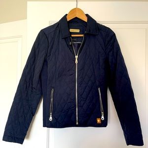 Navy blue fall jacket